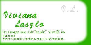 viviana laszlo business card